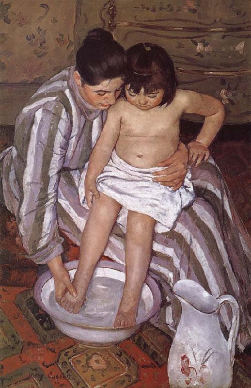 Mary Cassatt Bath oil painting picture